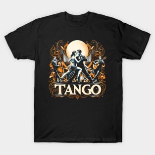 Tango Dancers and Music Milonga T-Shirt